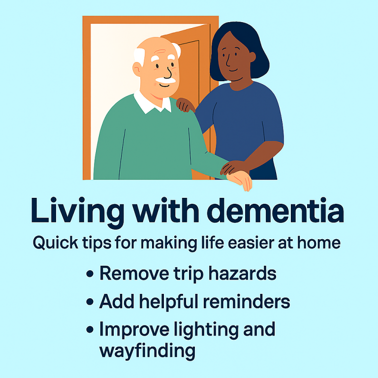 A caring person looking after an elderly gentleman